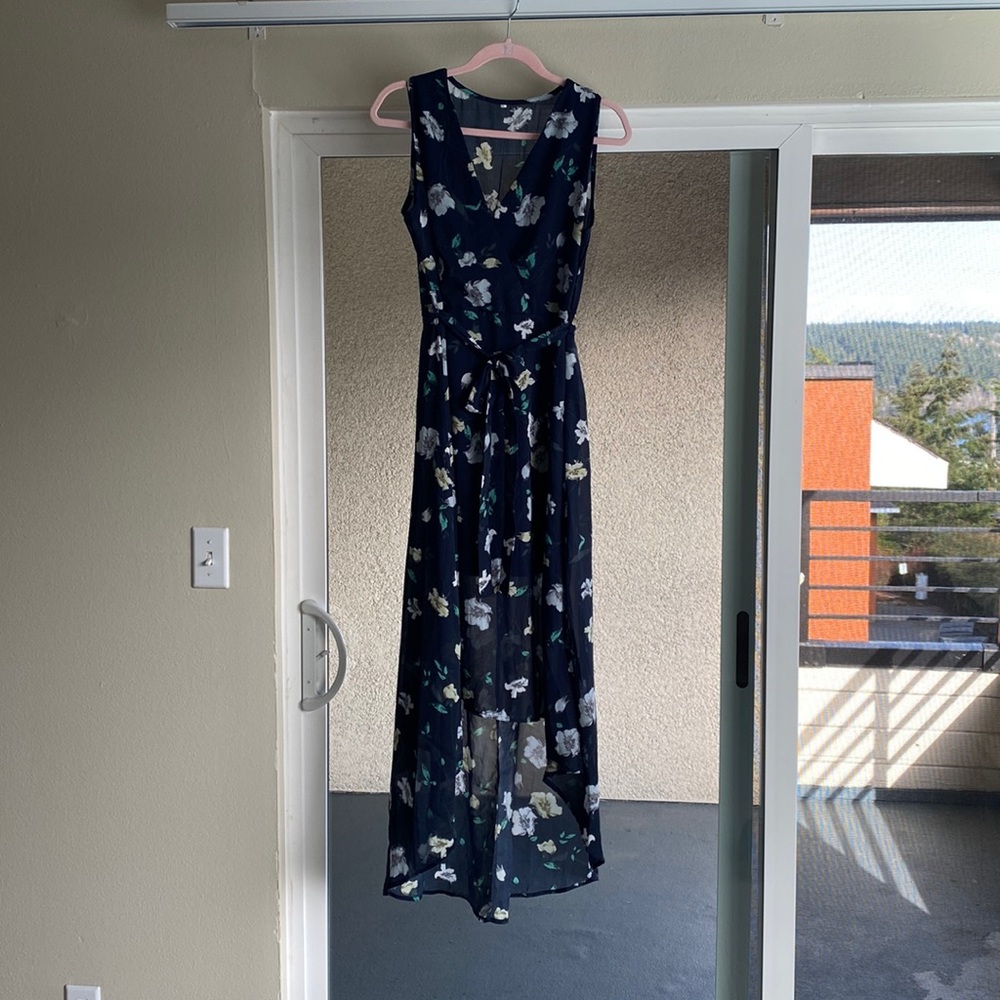 Fashion Nova Floral High Low Dress